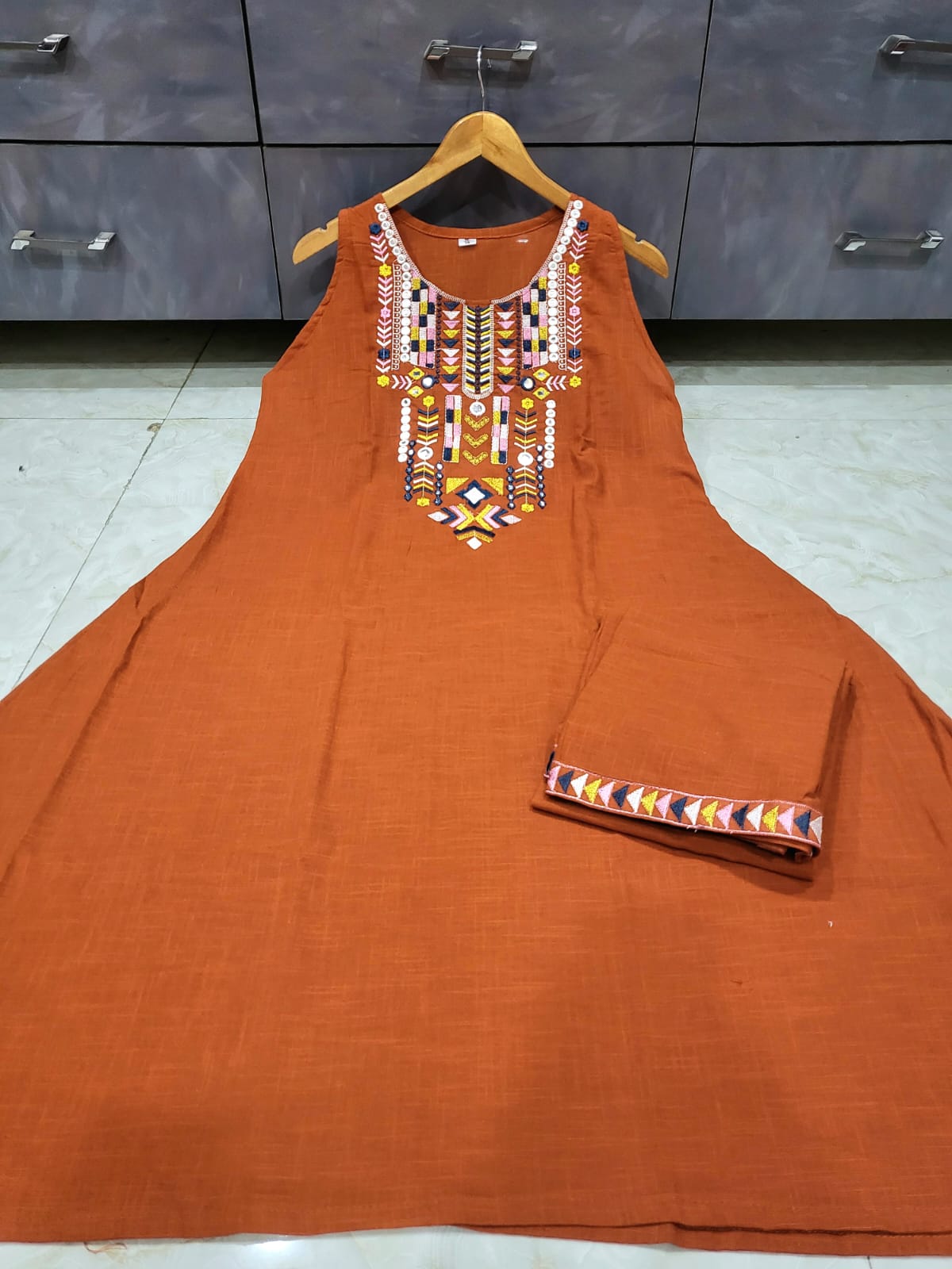 Amber Gleam Kurta Set