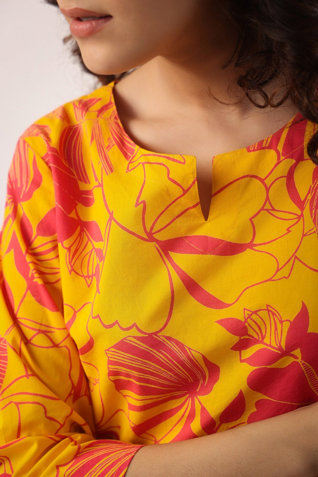 Zesty Bloom Taj Cotton Co-ord Set