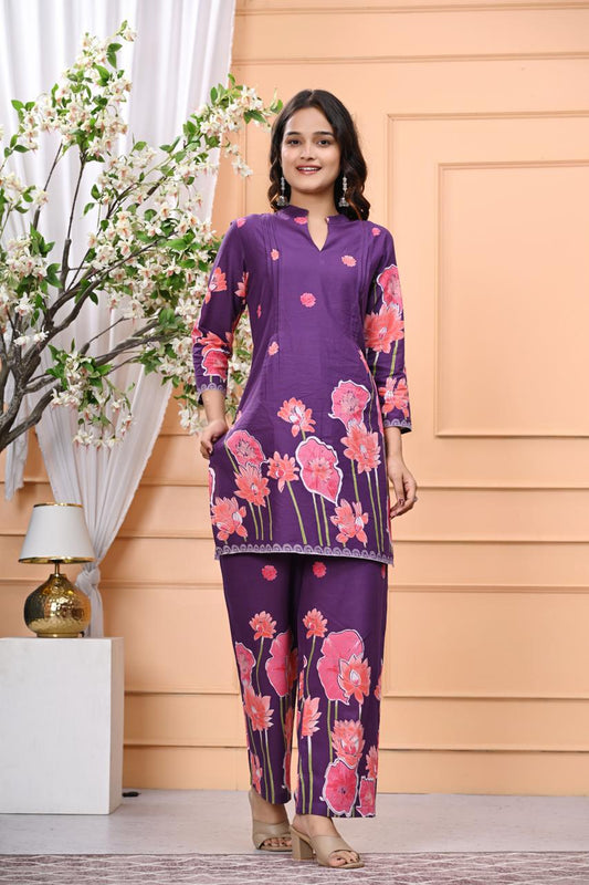 Riwaaz Radiance Taj Cotton Coord Set
