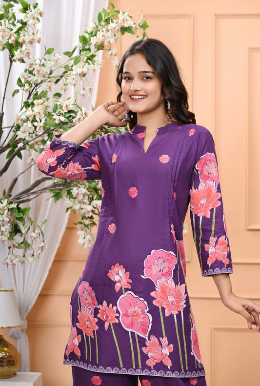 Riwaaz Radiance Taj Cotton Coord Set