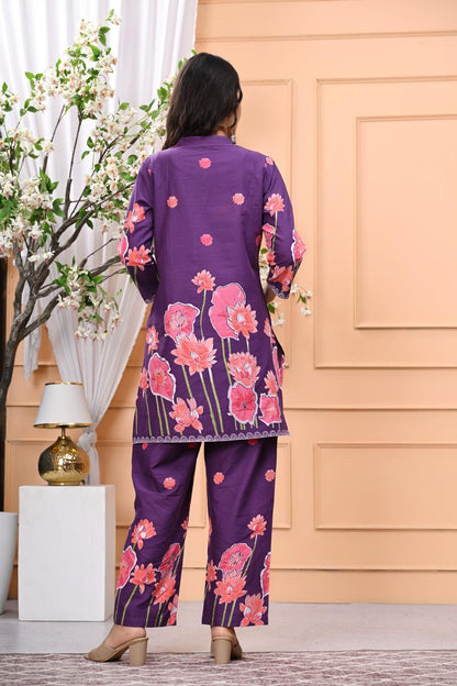 Riwaaz Radiance Taj Cotton Coord Set
