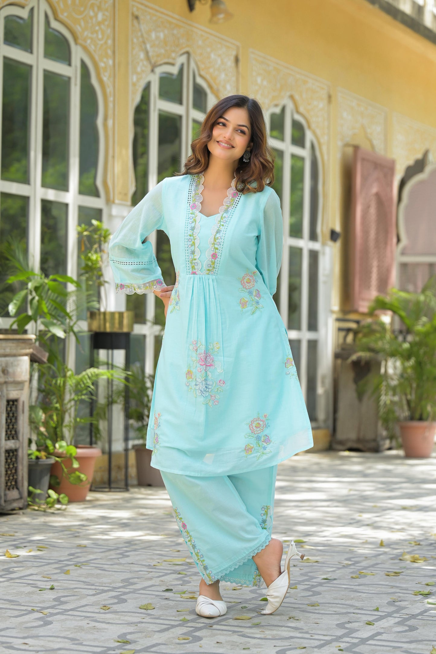 Saanjh Embroidered Co-ord Set