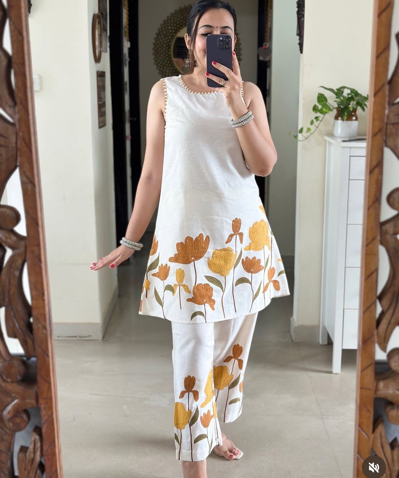 Vasanti Cotton Tunic Set