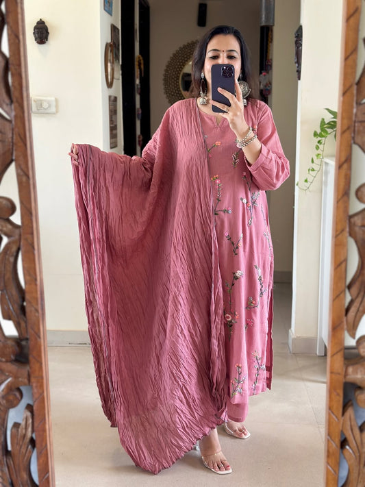 Khushboo Floral Mal Cotton Set