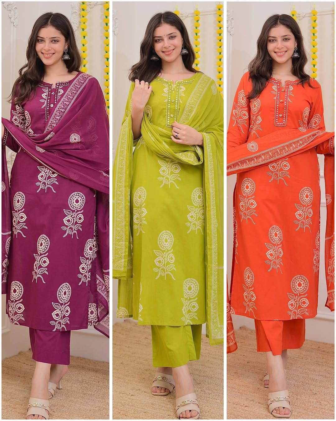 Kesar Noor Cotton Suit Set