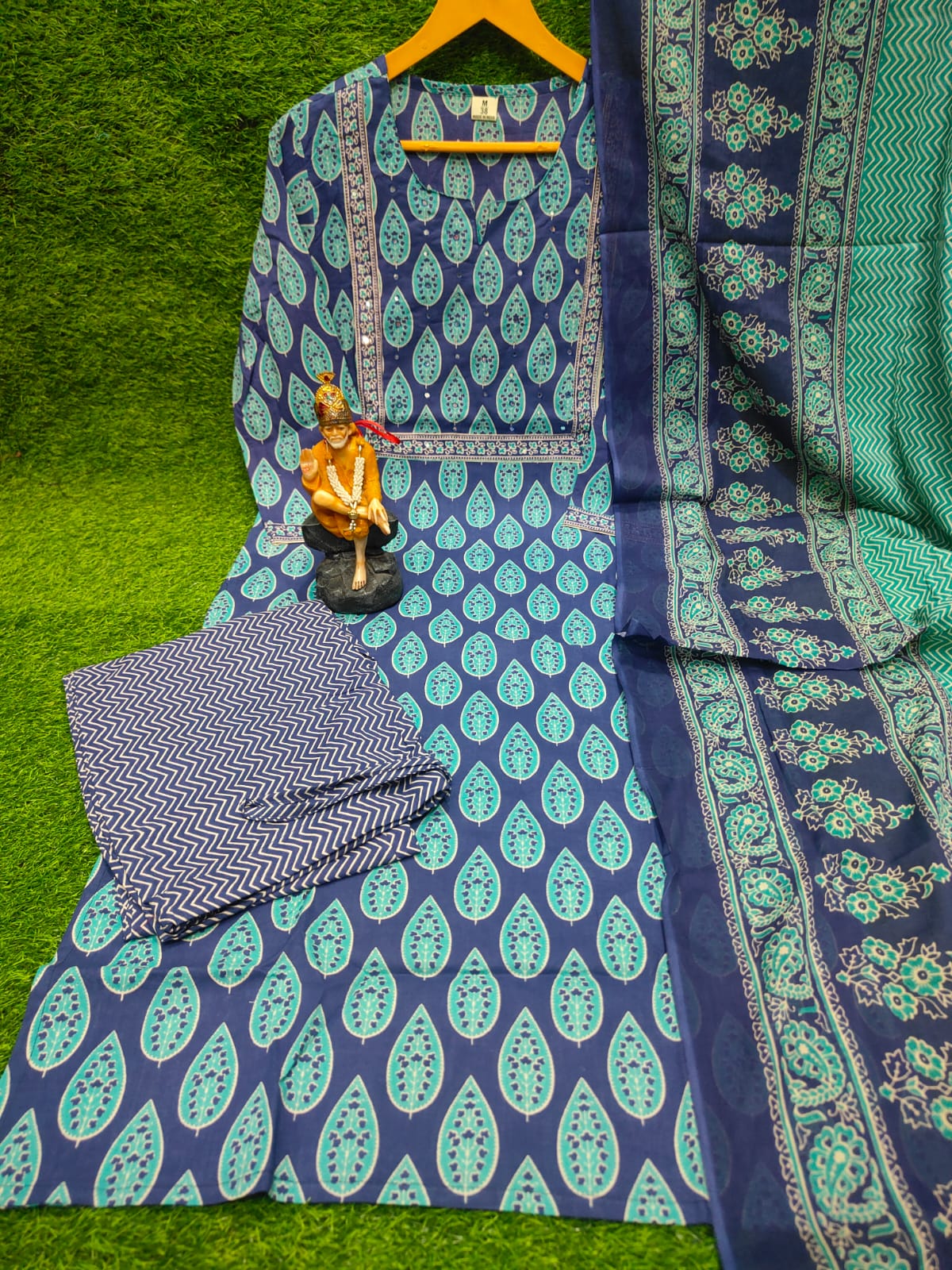 Neelam Azrak Cotton Suit Set