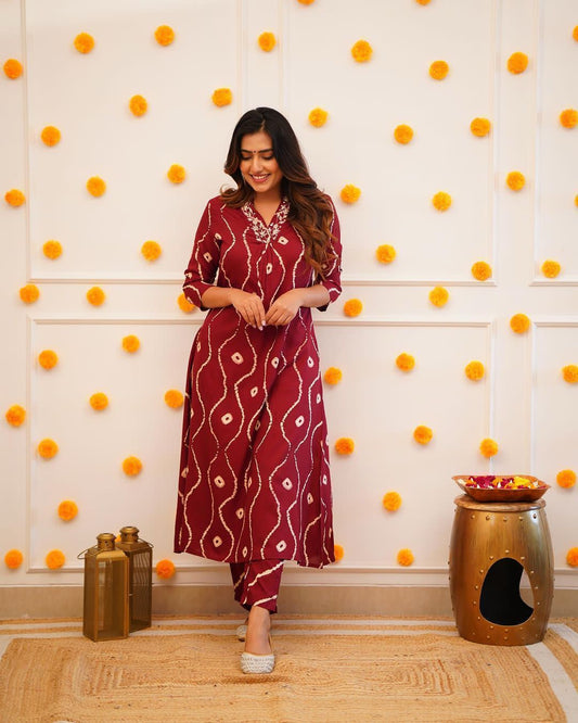 Aarzoo Handwork Kurta Set