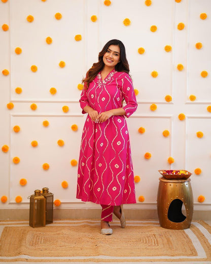 Aarzoo Handwork Kurta Set