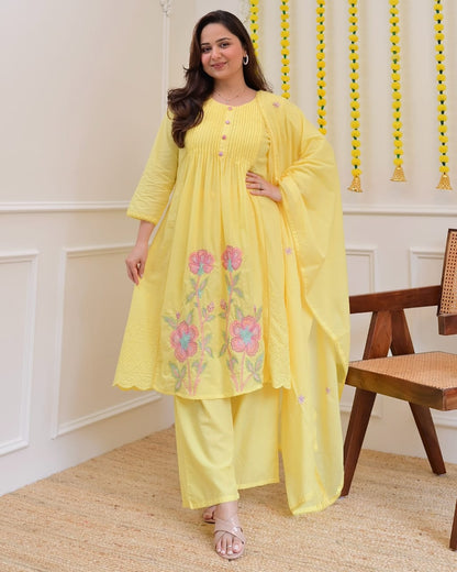 Zyra Sunshine Bloom Cotton Set