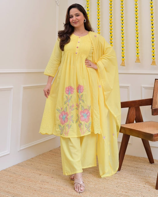 Zyra Sunshine Bloom Cotton Set