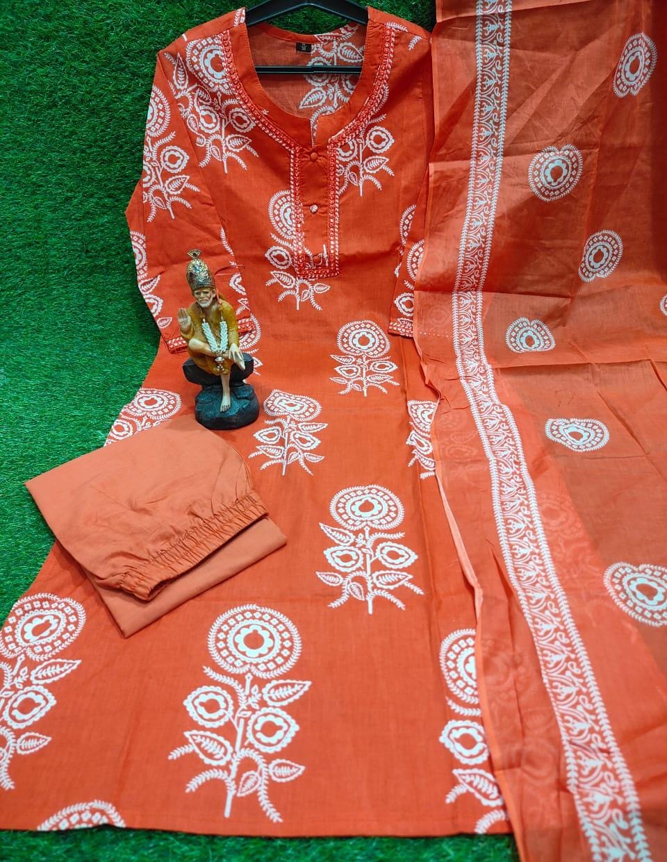 Kesar Noor Cotton Suit Set