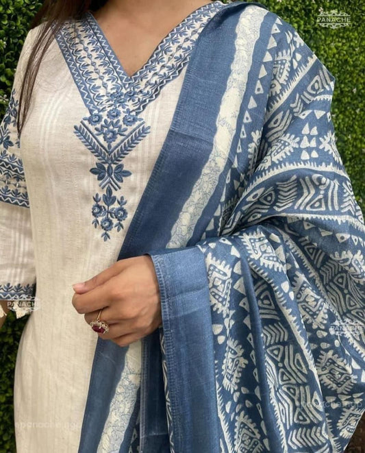 Noorani Katha Elegance Suit Set