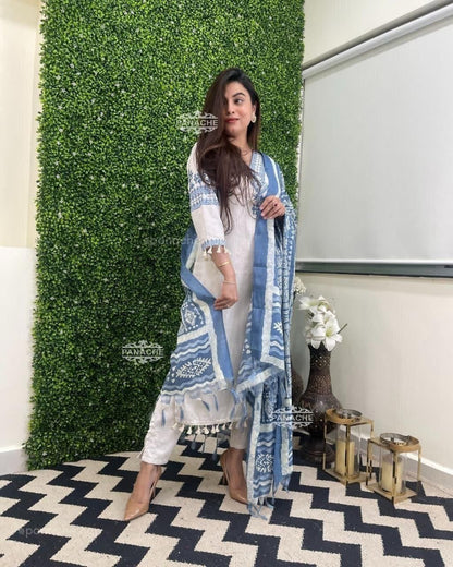 Noorani Katha Elegance Suit Set