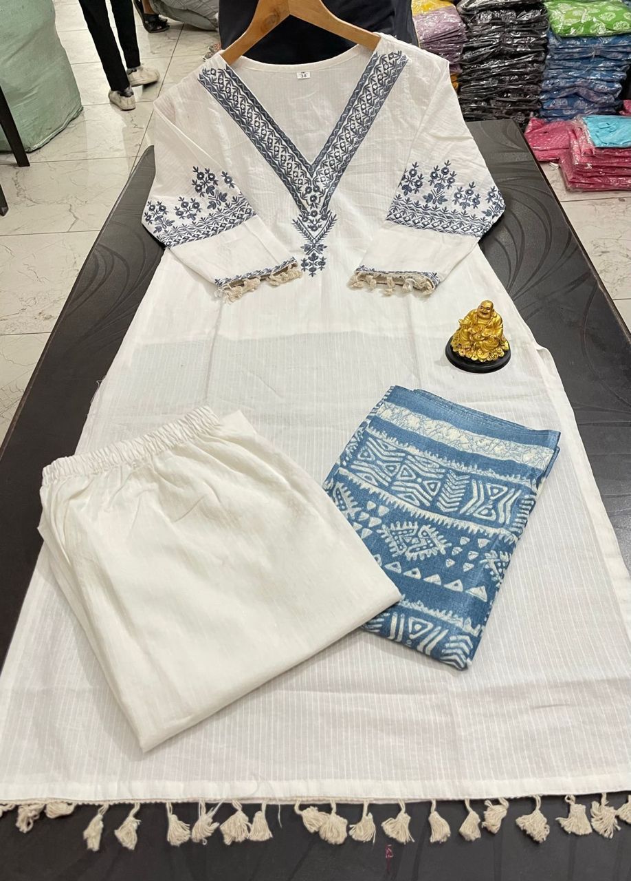 Noorani Katha Elegance Suit Set