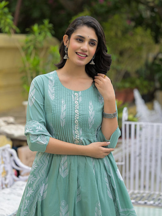 Mintleaf Aura Cotton Suit Set