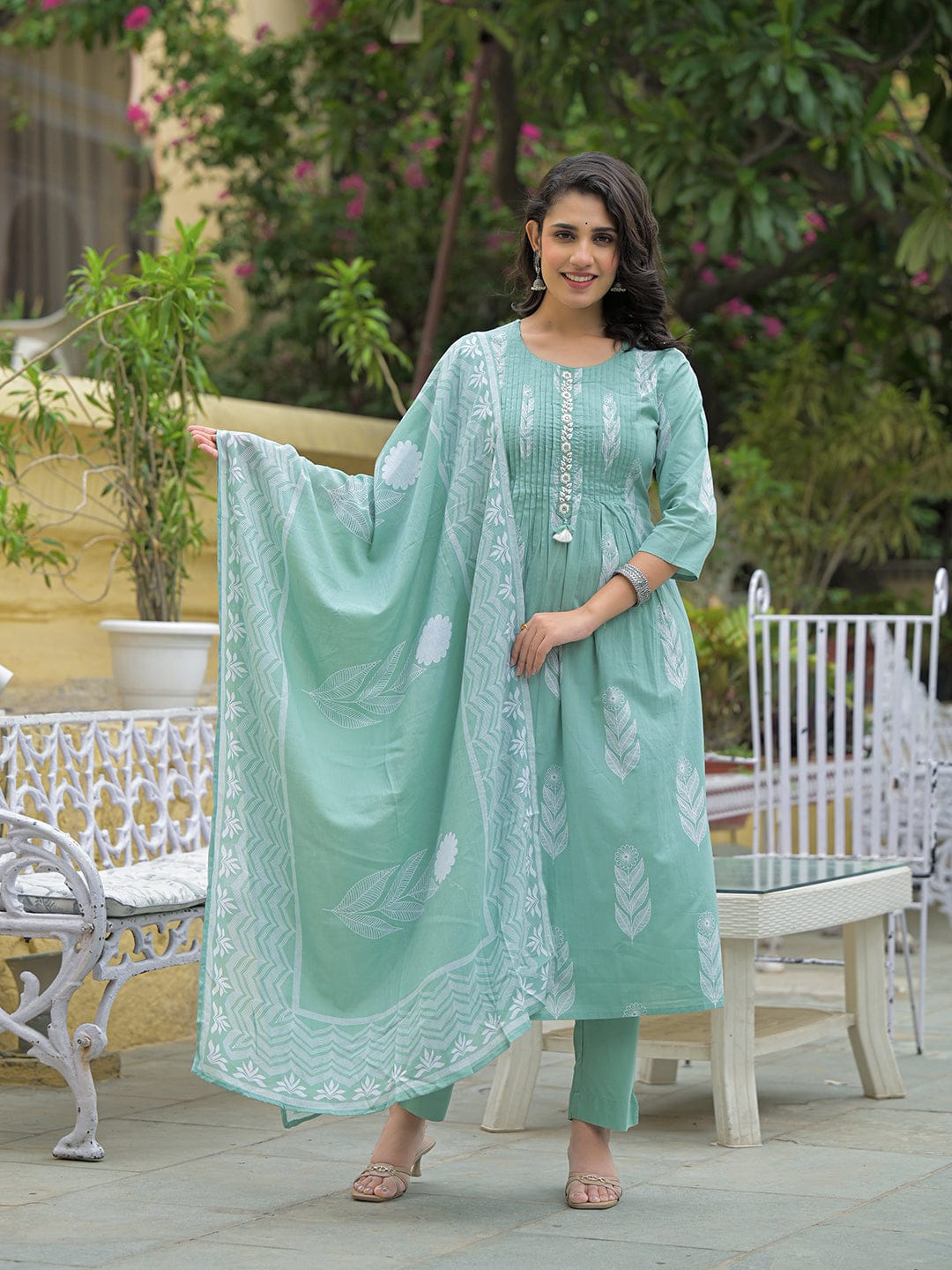 Mintleaf Aura Cotton Suit Set