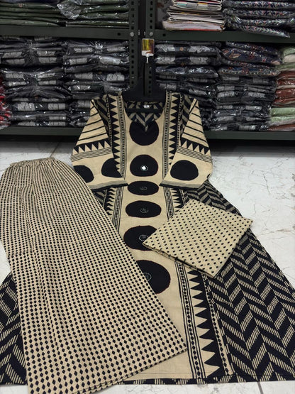 Meher Ajrakh Soul Cotton Suit Set