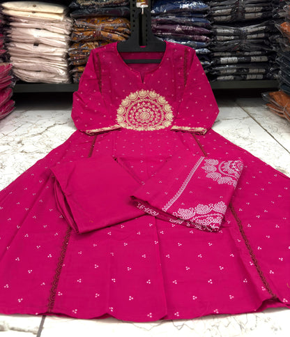 Roshan Gul Anarkali Suit Set